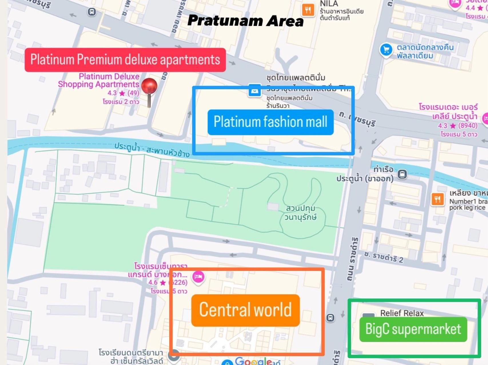 Platinum Premium Deluxe Apartments Bangkok Zewnętrze zdjęcie